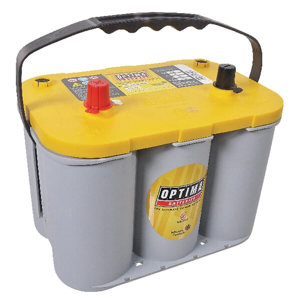 Batterie 12V 55Ah 765A AGM Yellow Top YTS 4.2 Optima — réf. 812254