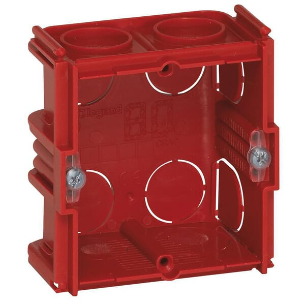 Batibox carrée 1 poste 40mm — réf. LEG080141