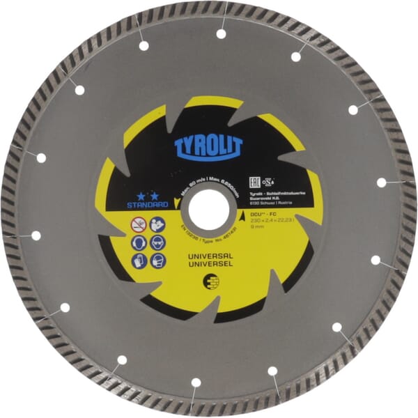 Disque de coupe DCUS1 230 mm — réf. 34499993