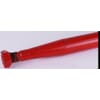 Loader tine, straight, square section 35x1400mm, pointed tip with M33x2mm nut, red, Kverneland