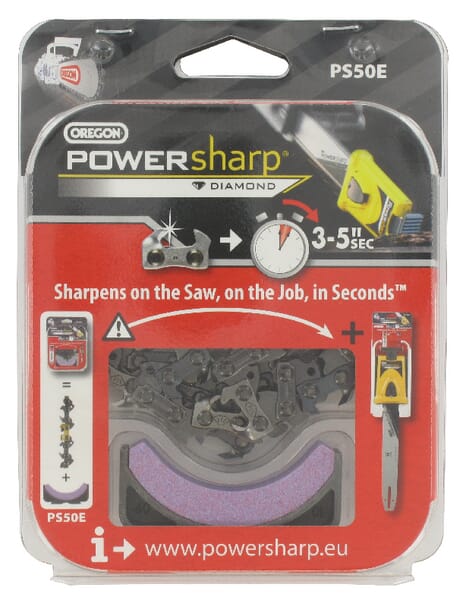 Chaîne de tronçonneuse 3/8" 1,3mm 50 DL demi-ciseau Powersharp Boite Oregon · réf. PS50E
