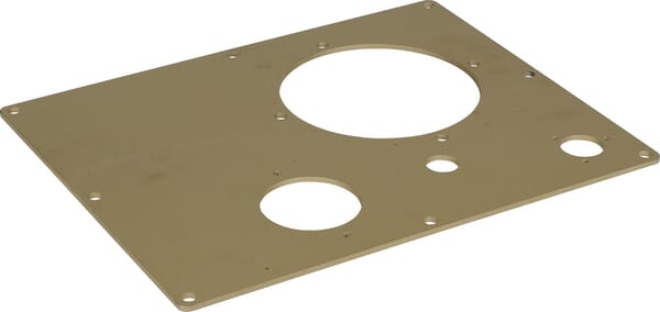 Couvercle alu. ng20 l=200 vue 2