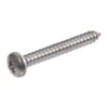 DIN 7981C pan head self-tapping screws with Philips cross-slot raised head, A2 stainless steel — AISI 304