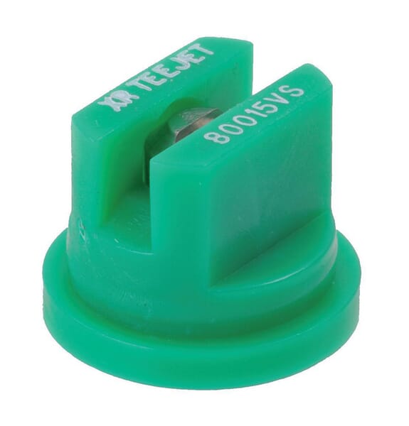 Buse à jet plat XR 80° 15 vert acier inoxydable TeeJet  ZNT · réf. XR80015VS