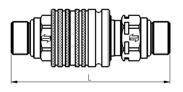 Coupleurs, 3/8"-1/4" BSP femelle CPV vue 3