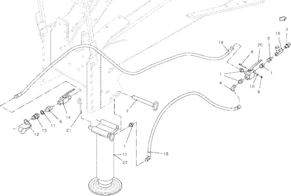 002 Hydraulický parkovací stojan