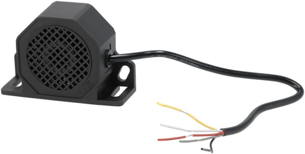 Alarme de recul multi-bruit 12-80V (bip + bruit blanc) — réf. LA80501