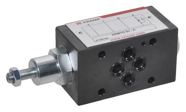 Clapet antiretour étrangl. NG6 — réf. KRMTO03A