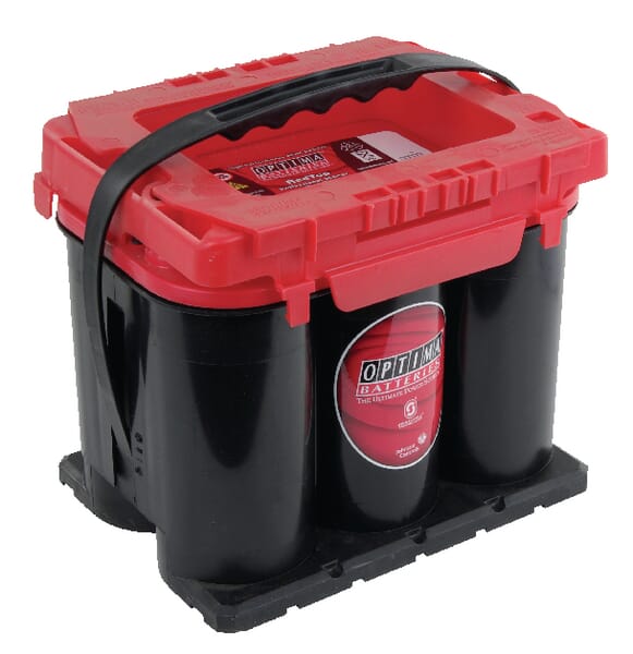 Batterie 12V 44Ah 730A AGM Red Top RTR 3.7 Optima — réf. 835255