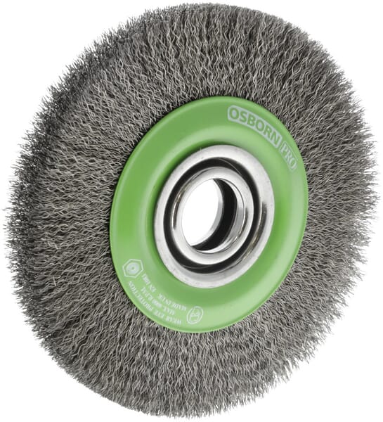 Kulatý kartáč s vlnitým ocelovým drátem