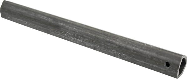 Tube profilé extérieur T10, triangulaire, diamètre 32,5 x 27,3 x 2,6 mm, longueur : 390 mm · réf. 43001521102070730