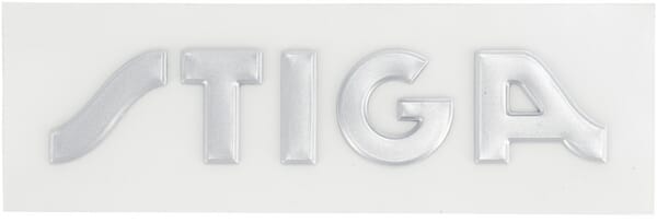 Autocollant emblème STIGA 3D 120 x 25mm · réf. 1143674951