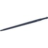 Loader tine, straight, star section 35x820mm, pointed tip with M22x1.5mm nut, blue, FST