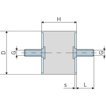 Silent bloc TYPE A vue 4