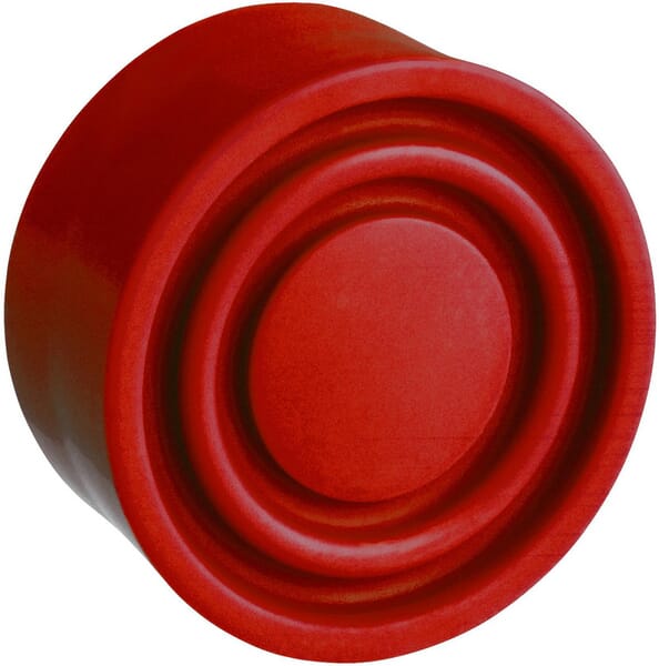 Caoutchouc bouton pous. rouge · réf. ZBP014