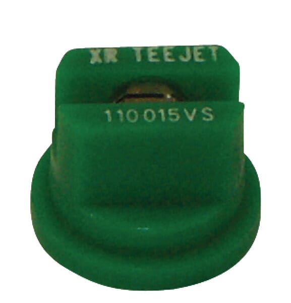 Buse à jet plat XR 110° 15 vert acier inoxydable TeeJet  ZNT · réf. XR110015VS