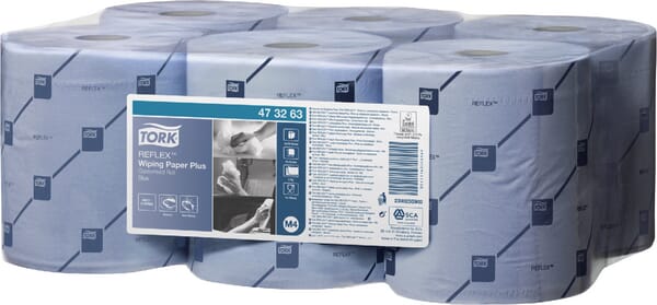 Papírové ručníky Plus Reflex, modré