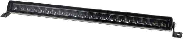 Barre lumineuse de travail LED, 105W, 8820lm, rectangulaire, 12/24V, blanc/orange, 522x40x54mm prise Deutsch Combo, droite, 21LED, E-BOOST — réf. LA10821