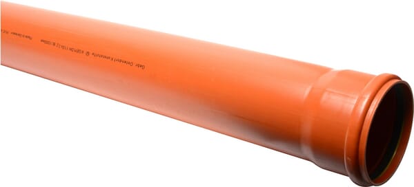 Tuyau en PVC SN4 110 mm x 1,0 m · réf. 16150110010