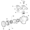 Sistemas de ajuste, Arag, piezas de recambio para válvulas de bolas seria 454 (3  vías)