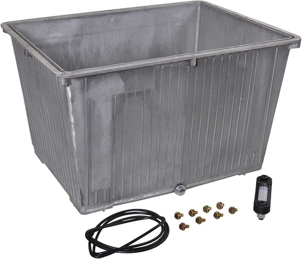 Reservoir en aluminium sans couvercle NG 70 vue 2