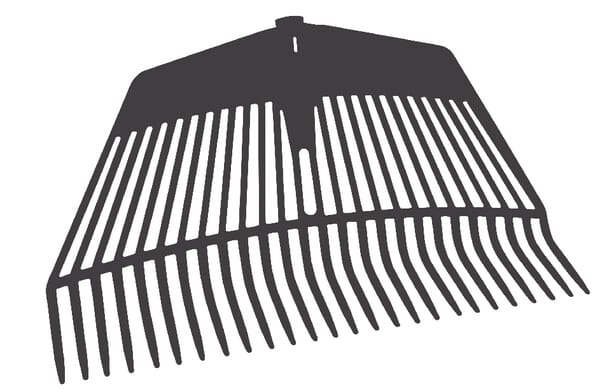 Hrábě na listí a vidle 60 cm z polyamidu