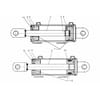 Hydraulic ram m. Gabel