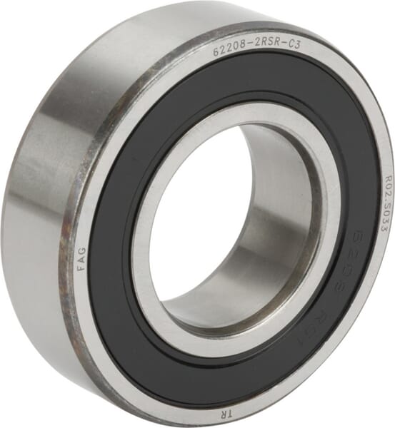 Roulement à billes à gorge profonde 40x80x23mm INA/FAG — réf. 62208A2RSRC3