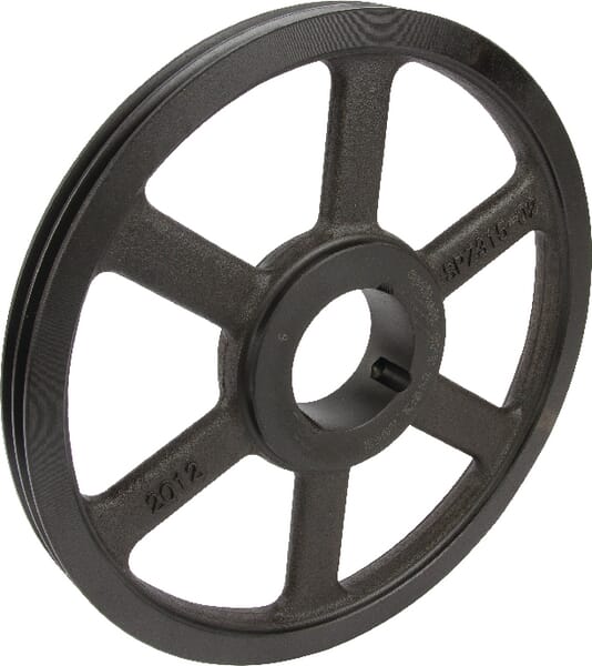 Klínová řemenice 2 drážky Z nebo SPZ průměr 319 mm pro pouzdro Taper Lock 2012 Kramp