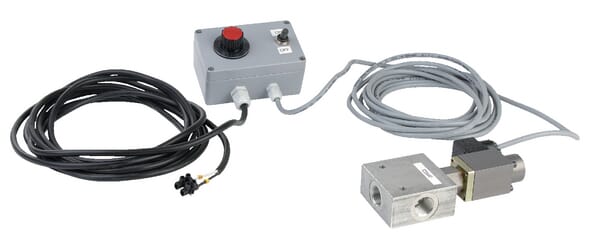Valve de contrôle de débit proportionnel 12V DC · réf. PP10W12VKIT