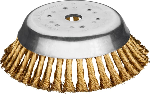 Brosse à désherber 180 x 25,4 mm en laiton premium pro 36 nœuds · réf. 4765M101WB