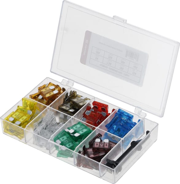 Standard blade fuse assortment box (120 pcs)
