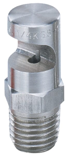Buse à jet mirroir FL 110° 12 argent acier inoxydable TeeJet · réf. 18KSS12