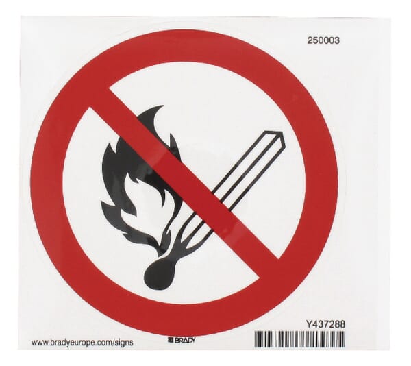 Nálepka Zák.rozděl.ohně 100 mm