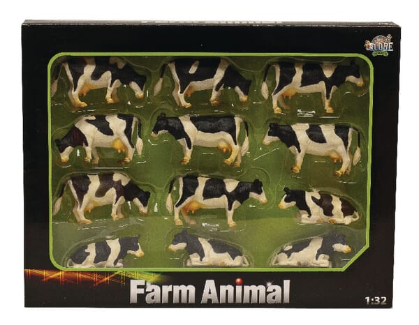 Vaches noires/blanches (12pcs) · réf. 571929