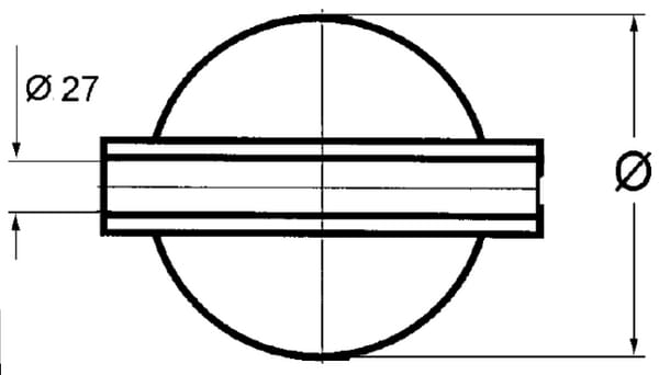 Boule de flotteur PVC 200 mm vue 2