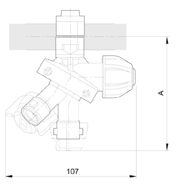 Porte-buses Trijet 1/2" QJ vue 3