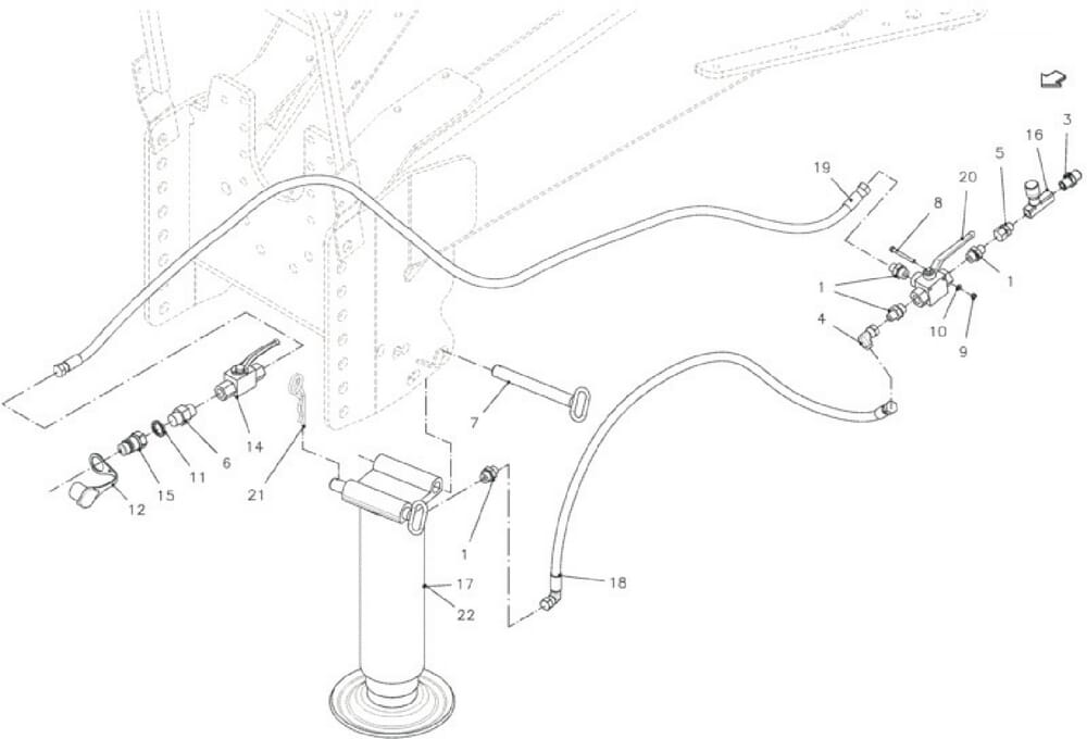 002 Parkovací stojan, hydraulický