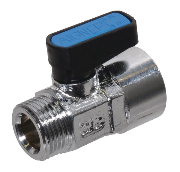 Vanne bois. sph. mini 3/8" f/m — réf. 249099