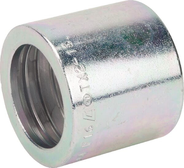 Jupe à sertir Ø48x42,5mm DN25 acier / zingué Alfagomma · réf. SFATX225