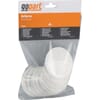 Round reflector, white, self-adhesive, Kramp/gopart