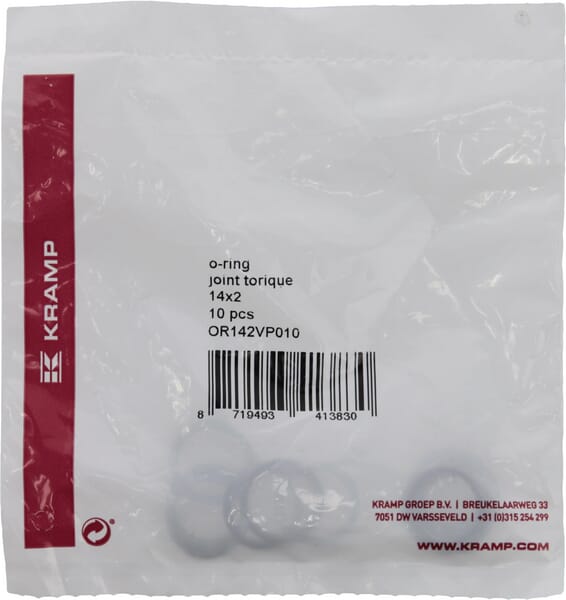 Joint torique 14x2 75 shore Viton 10x  — réf. OR142VP010