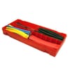 Box of assorted heat-shrink tubes for cables