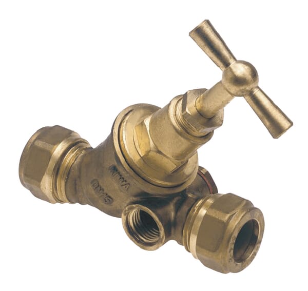 Robinet d'arrêt 15x15mm compression · réf. 96510