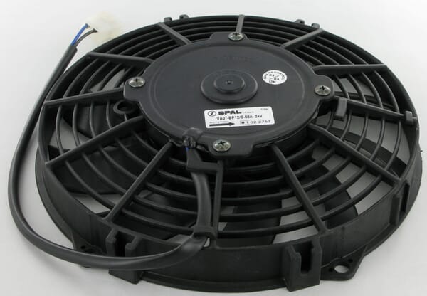 Elektrický ventilátor 12 V DC, 225 mm