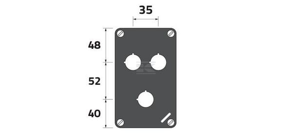 Boite à poussoirs aluminium vue 2