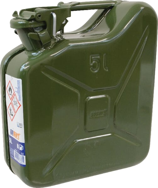 Jerrican métal 5 litres vert — réf. JK575025