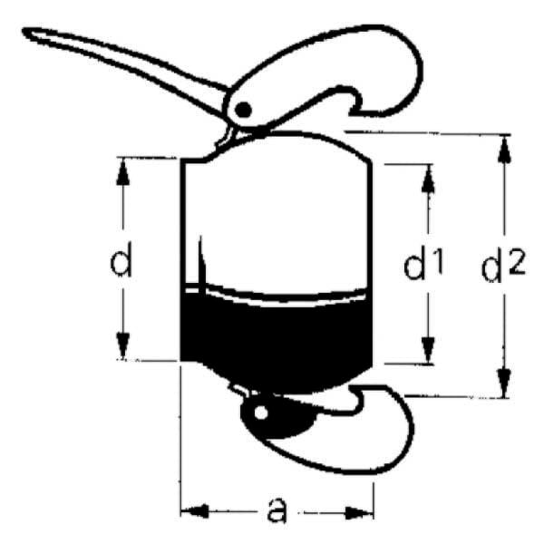 Bouchon obturateur 108mm, mâle, Bauer vue 2