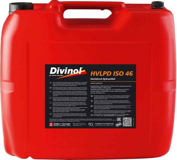 Hydraulický olej HVLPD ISO 46 Divinol
