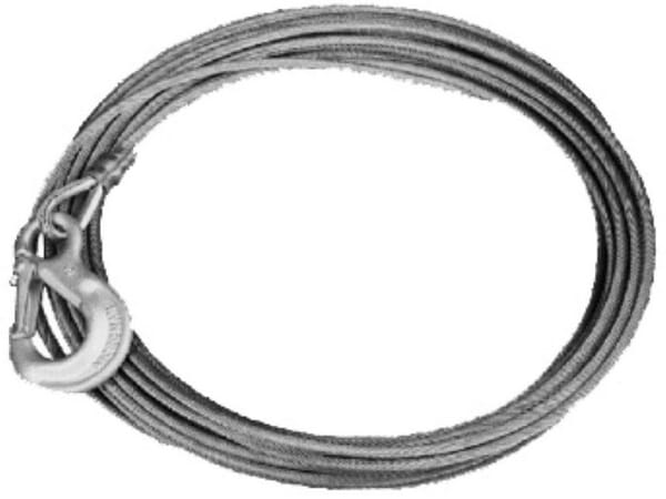 Ocelové lano s hákem 8mmx8m, kompletní